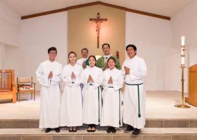 2019 Senior Altar Servers Last Mass